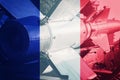 Weapons of mass destruction. France ICBM missile. War Background