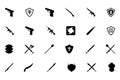 Weapons Vector Icons 4