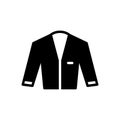 Black solid icon for Wear, togs and suit