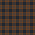 Wear pattern tartan vector, dimensional seamless textile fabric. Goose background check plaid texture in dark and orange colors