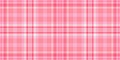 Wear tartan check vector, greeting textile fabric plaid. Occupation texture seamless background pattern in red and light colors