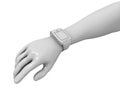 Wearable device on arm