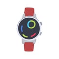 wearable smart watch cartoon vector illustration