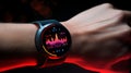 Wearable Sports Tech, Smart Watch, Displaying Real-Time Data Overlay, Enhancing Athletic Performance Sports Tech Photo