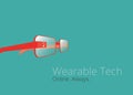 Wearable tech glasses design