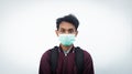 wearing mask during pandemic Royalty Free Stock Photo