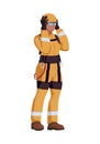 wearing safety equipment professional Royalty Free Stock Photo