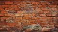 weathe orange red brick Royalty Free Stock Photo