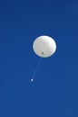 Weather balloon ascending Royalty Free Stock Photo
