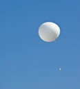 Weather balloon in sky