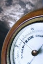 Weather Barometer Indicating Bad Weather Royalty Free Stock Photo