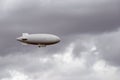 Weather blimp in the sky