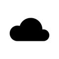 Weather cloudy icon simple