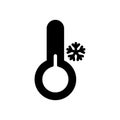 Weather cold icon simple