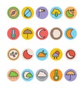 Weather Colored Vector Icons 2