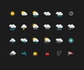 Weather Colorful Icons for web and mobile apps
