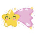 Weather cute shooting star decoration cartoon