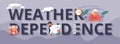 Weather Dependence Text Composition