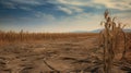 weather drought corn Royalty Free Stock Photo