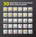 Weather flat icon design