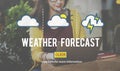 Weather Forecast Temperature Meteorology Concept Royalty Free Stock Photo