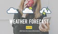 Weather Forecast Temperature Meteorology Concept Royalty Free Stock Photo