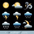 Weather Icon Royalty Free Stock Photo