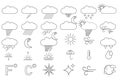 Weather icon.Vector