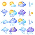 Weather icon set