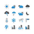 Weather icon set