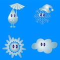 Weather icon set