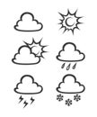 Weather icons