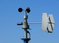 Weather monitoring- anemometer Royalty Free Stock Photo