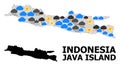 Weather Mosaic Map of Java Island