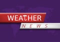 Weather news illustration