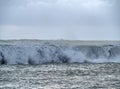 Weather off the coast of Iceland.