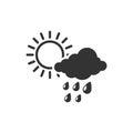 BW Icons - Weather overcast partly rain