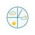 Weather radar icon