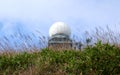 Weather Radar and Silvergrass Royalty Free Stock Photo