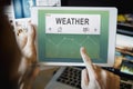 Weather Report Data Meteorology Concept Royalty Free Stock Photo