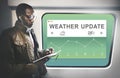 Weather Report Data Meteorology Concept Royalty Free Stock Photo