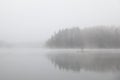 Weather station in fog on Dam Rimov