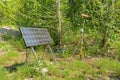 A weather station powered by the sun in the northwest territories
