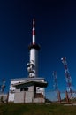 Weather Station in Ranca transalpina Royalty Free Stock Photo