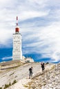 weather station on summit of Mont Ventoux, Provence, France Royalty Free Stock Photo