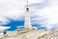 weather station on summit of Mont Ventoux, Provence, France Royalty Free Stock Photo