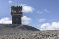 Weather station at the summit Mont Ventoux Royalty Free Stock Photo