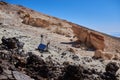 Weather Station on Teide mountain in Tenerife, Spain Royalty Free Stock Photo