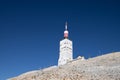 A weather station at the top of Mont-Ventoux Royalty Free Stock Photo