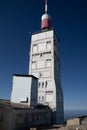 A weather station at the top of Mont-Ventoux Royalty Free Stock Photo